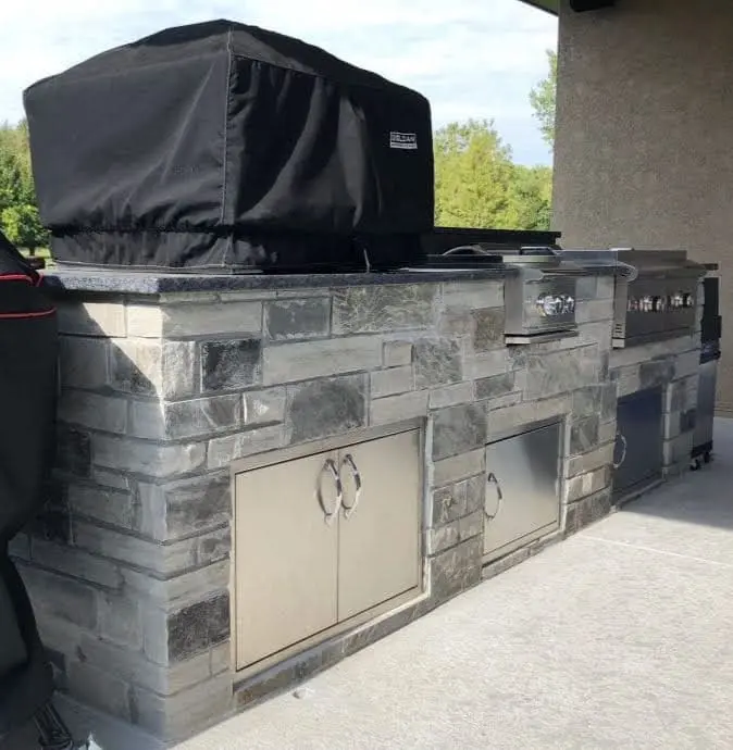 Outdoor kitchen project